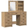 vidaXL Kl&aelig;deskab 3 stk. Brun 40 x 41 x 135 cm Konstrueret tr&aelig;
