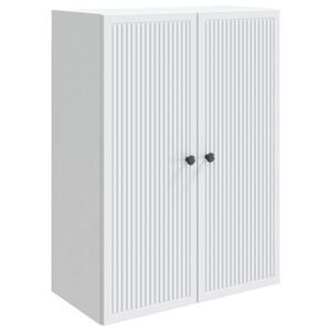 vidaXL V&aelig;gmonteret skab Hvid 66 x 34,5 x 90 cm Konstrueret tr&aelig;