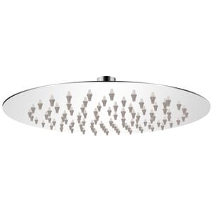 vidaXL Brusehoved rustfrit st&aring;l 20 cm rund