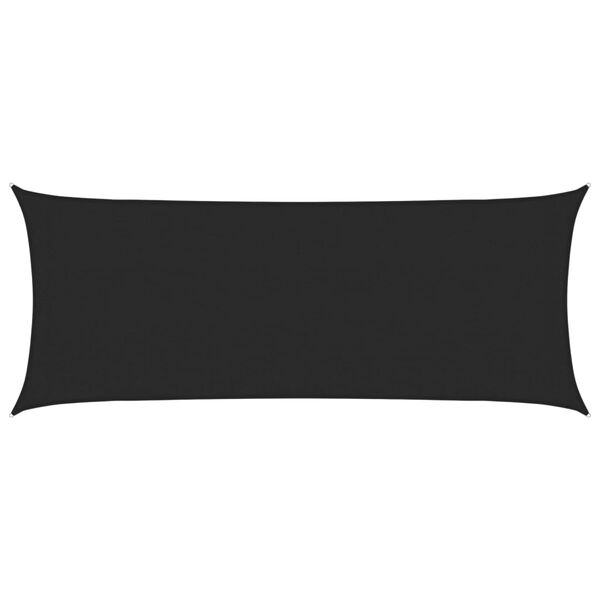 vidaXL solsejl 2x4,5 m 160 g/m&sup2; HDPE sort