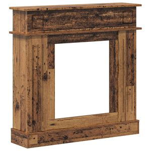 vidaXL Pejseramme Gammelt tr&aelig; 102 x 26 x 100 cm Konstrueret tr&aelig;