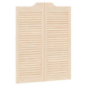 vidaXL Svingd&oslash;re 100 x 40 cm Massivt fyrretr&aelig; Naturfarvet