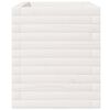 vidaXL plantekasse 110x40x49,5 cm massivt fyrretræ hvid