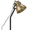 vidaXL skrivebordslampe 17x17x60 cm 25 W E27 antik messingfarve