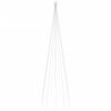 vidaXL juletr&aelig; til flagstang 310 LED'er 300 cm varmt hvidt lys