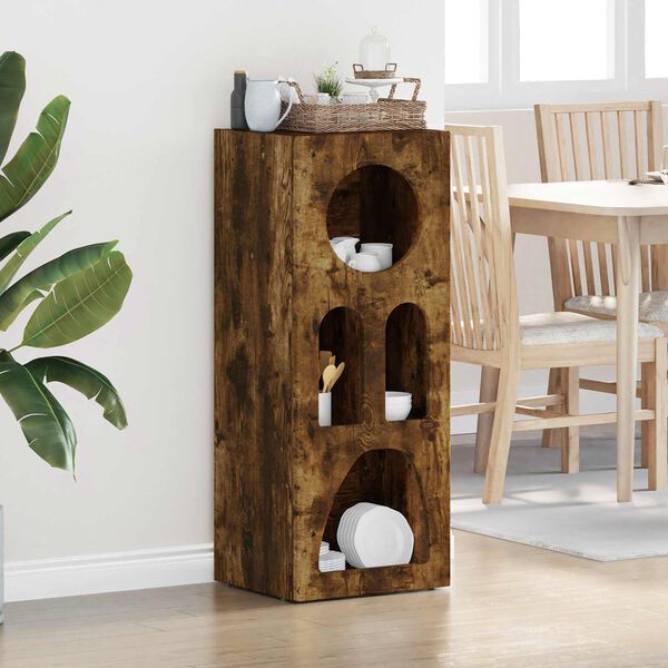 vidaXL Sideboard R&oslash;get eg 40 x 35 x 100.5 cm Konstrueret tr&aelig;