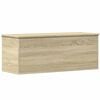 vidaXL opbevaringsboks 90x35x35 cm konstrueret tr&aelig; sonoma-eg