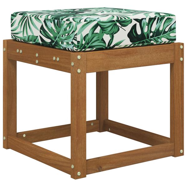 vidaXL Udend&oslash;rs S&aelig;depude Bladm&oslash;nster 40 x 40 x 8 cm 100% polyester