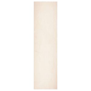 vidaXL Medium luv bl&oslash;d og vaskbar t&aelig;ppe HUARTE Beige 80 x 300 cm