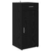 vidaXL Opbevaringsskab Sort Eg 40 x 42,5 x 93 cm Konstrueret tr&aelig;