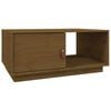 vidaXL sofabord 80x50x35,5 cm massivt fyrretr&aelig; gyldenbrun