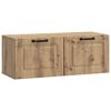 vidaXL V&aelig;gh&aelig;ngt TV-skab 78,5 x 31 x 30 cm Artisan-eg Konstrueret tr&aelig;