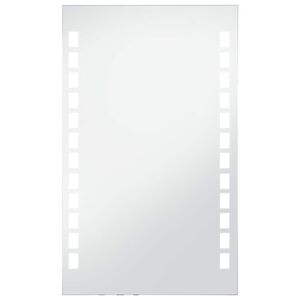 vidaXL LED-vægspejl til badeværelset 60x100 cm