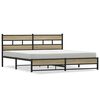 vidaXL sengeramme uden madras 193x203 cm metal sonoma-eg