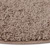 vidaXL Anti-slip Shaggy t&aelig;ppe Brun 90 x 90 cm PP