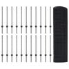 vidaXL Hegn med post Gr&aring; 0,8 x 50 m St&aring;l og PVC