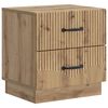 vidaXL Natskab Artisan-eg 43 x 34,5 x 44,5 cm Konstrueret tr&aelig;