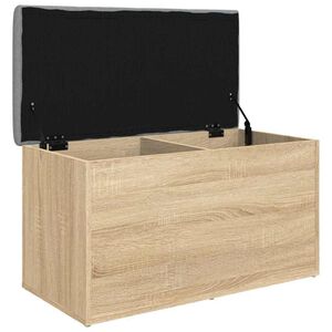 vidaXL opbevaringsb&aelig;nk Sonoma eg 82x42x45 cm konstrueret tr&aelig;
