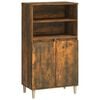 vidaXL skab 60x36x110 cm konstrueret tr&aelig; R&oslash;get egetr&aelig;