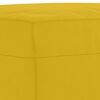 vidaXL sofas&aelig;t 3 dele med puder velour gul