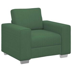 vidaXL sofastol 100x77x82 cm fl&oslash;jlsstof m&oslash;rkegr&oslash;n