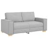 vidaXL 2-personers sofa skygr&aring; 180x78x84 cm stof