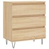 vidaXL sk&aelig;nk 60x35x70 cm konstrueret tr&aelig; sonoma-eg