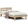 vidaXL sengeramme uden madras 90x200 cm massivt fyrretr&aelig;