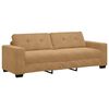 vidaXL Sofa S&aelig;t 3 pcs Brun 221 x 80 x 80 cm Fl&oslash;jl