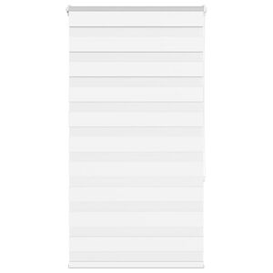 vidaXL zebragardin hvid 70x150 cm stofbredde 65,9 cm polyester