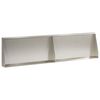 vidaXL St&oslash;ttemur 2 stk. 80 x 12 x 30 cm Rustfrit st&aring;l S&oslash;lv