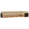 vidaXL Udend&oslash;rs sofagruppe 6 stk. Naturlig og Beige Polyester