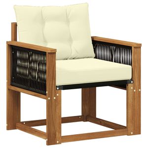 vidaXL Udend&oslash;rs Mellem Sofa Massivt Akacietr&aelig; Naturfarvet