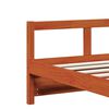 vidaXL daybed uden madras 80x200 cm massivt fyrretræ gyldenbrun