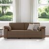 vidaXL Sofa Brun 219 x 80 x 82 cm Stof