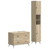 vidaXL 2 Deles Badev&aelig;relsesskab S&aelig;t BREDA Sonoma-eg Konstrueret tr&aelig;