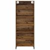 vidaXL Highboard Gammelt tr&aelig; 69,5 x 34 x 180 cm Konstrueret tr&aelig;