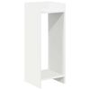 vidaXL Planteholder Hvid 30 x 30 x 80 cm Konstrueret tr&aelig;