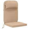 vidaXL Solseng Pude 100% polyester Sandfarvet 55 x 124 x 5 cm