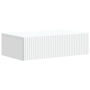 vidaXL V&aelig;gh&aelig;ngt Sideskab Hvid 59 x 34,5 x 17 cm Konstrueret tr&aelig;