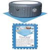 Bestway gulvbeskyttere til swimmingpool 8 stk. bl&aring; 58220