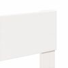 vidaXL sengeramme uden madras 120x200 cm massivt fyrretræ hvid