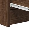 vidaXL kommode 60x35x98,5 cm konstrueret tr&aelig; brun egetr&aelig;sfarve