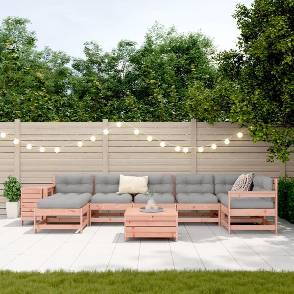 vidaXL sofas&aelig;t til haven 4 dele massivt douglasgran