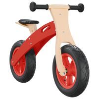 vidaXL løbecykel med luftdæk rød