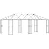 vidaXL Gazebo ramme uden gazebo stof 6 x 3 m Sort St&aring;l