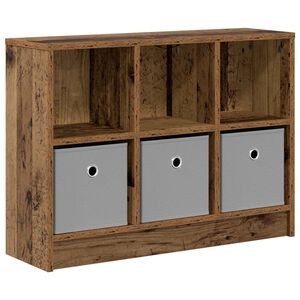 vidaXL Sideboard med skuffe Gammelt tr&aelig; 73,5 x 22,5 x 53,5 cm