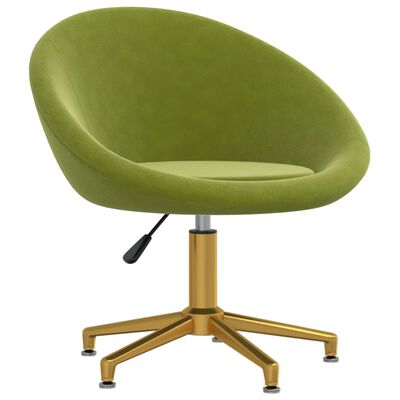 vidaXL spisebordsstole 4 stk. fløjl lysegrøn