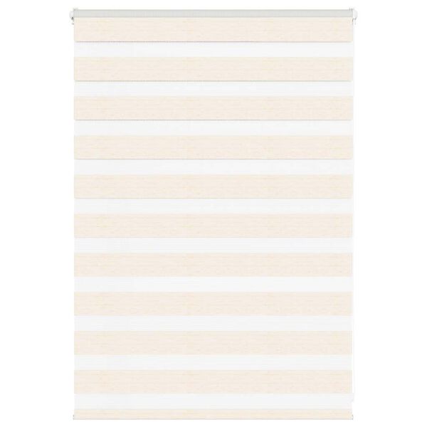 vidaXL zebragardin marmorbeige 95x100 cm stofbredde 90,9 cm polyester