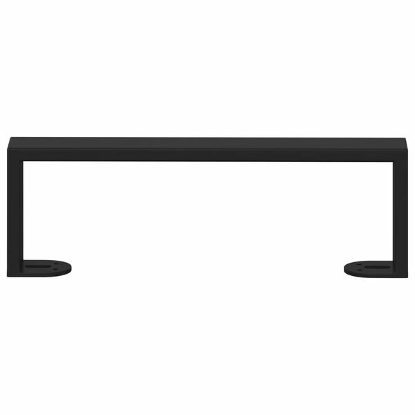 vidaXL M&oslash;belben 2 pcs Sort 311 x 40,5 x 100 mm Jern